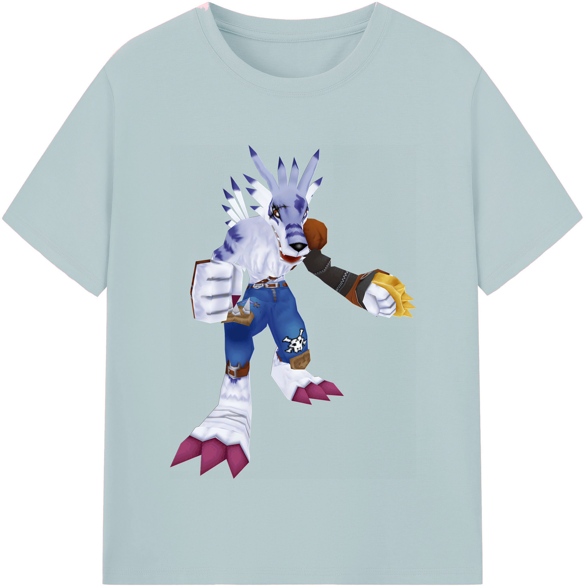 （画像用） Digimon デジタルモンスター/デジモン 綿100％半袖Tシャツ（フロントプリント）